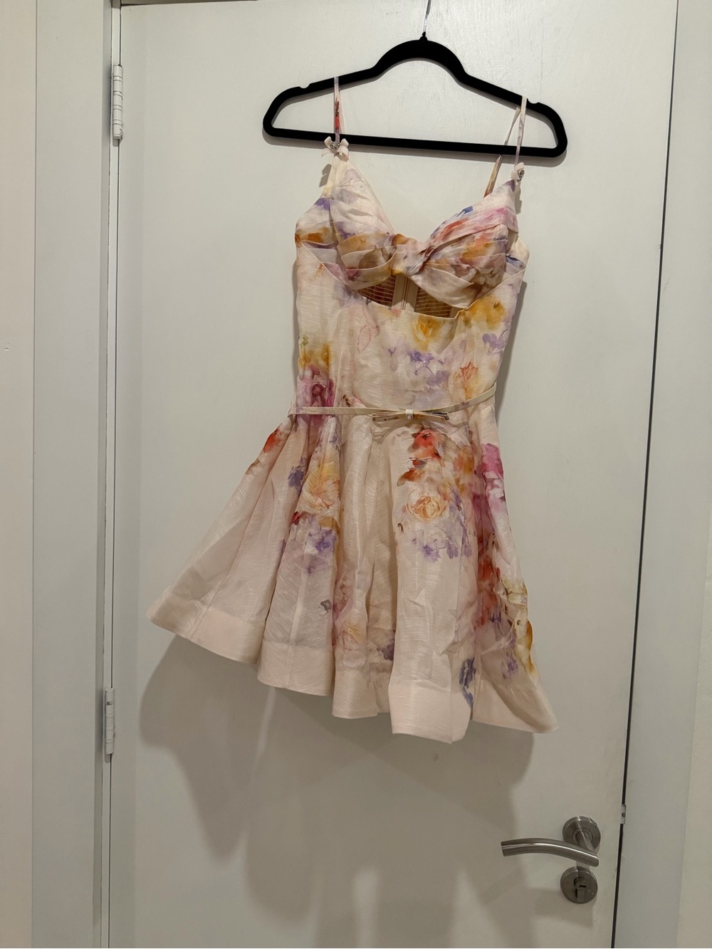 Zimmermann Crush twist front mini dress - Picture 3 of 8
